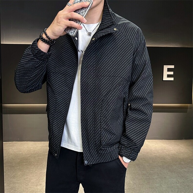 507A-JK406-P852025春季休闲男士外套百搭简约夹克衫,男装夹克,星座507A（原星座306B-2）