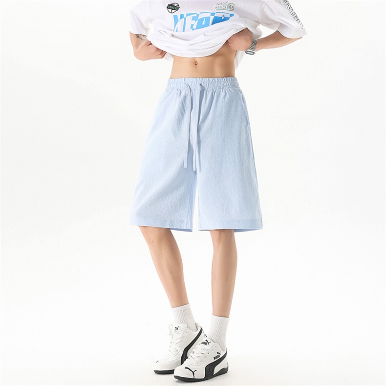 8XL-M特大码冰丝透气垂感短裤男篮球运动五分裤DK1507P30控48,男装牛仔裤,电商D206-1