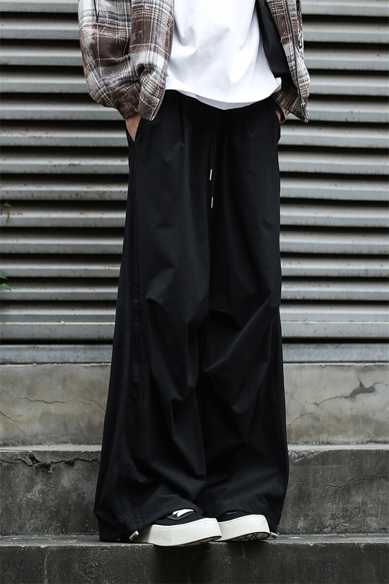 903-AK93-特P55S-XXL【酒红黑色】织带降落伞裤！现货！1,男装休闲裤,星座903
