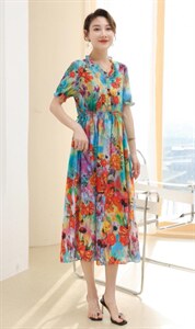 2022夏款连衣裙,女装连衣裙,韩琦薇