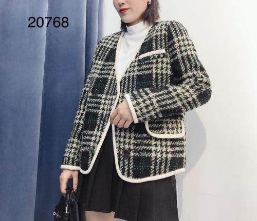 冬季新款小香风夹棉外套，女装，琼卿格