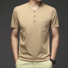 短袖t恤男圆领夏季韩版潮流棉T恤男士韩版衣服半袖中年男装夏天，男装T恤，电商B212（原钱塘6029）