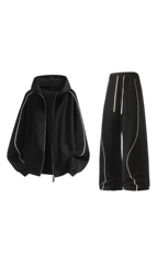 加绒加厚运动服套装W4683JR（加绒）特P60/K8666JR（加绒）特P45，男装休闲套装，电商A007