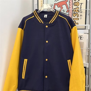 原宿新款日系潮流文艺慵懒流行ins龙凤尼拼皮毛巾绣棒球服百搭图片