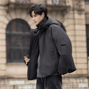 2025设计师款羽绒服夹克男冬装保暖加厚羽绒外套2222-P390控698