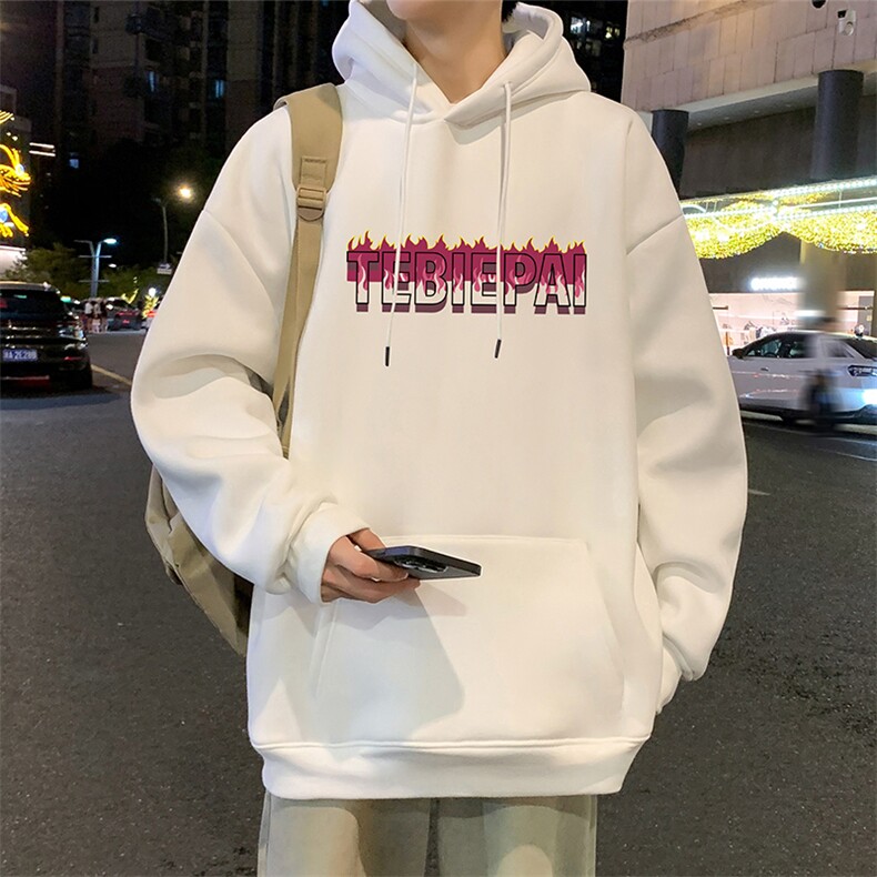 CM105美式重磅连帽卫衣男秋冬潮牌宽松情侣港风oversize外套,女装短外套,星座304A