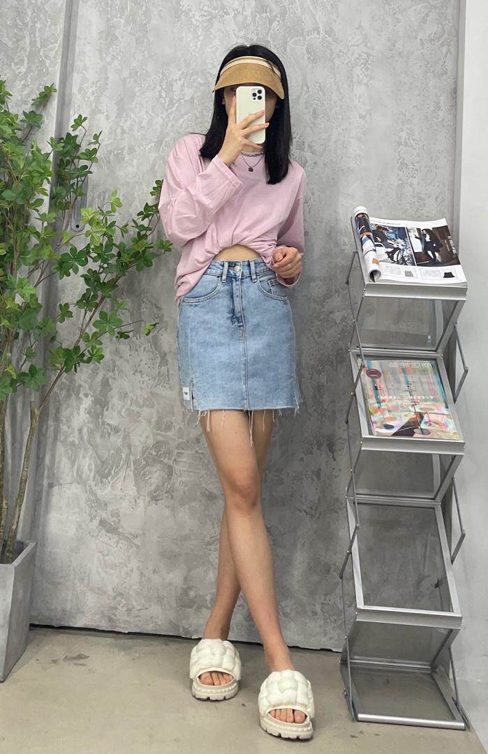 重水洗短裙，其它，朵朵鱼