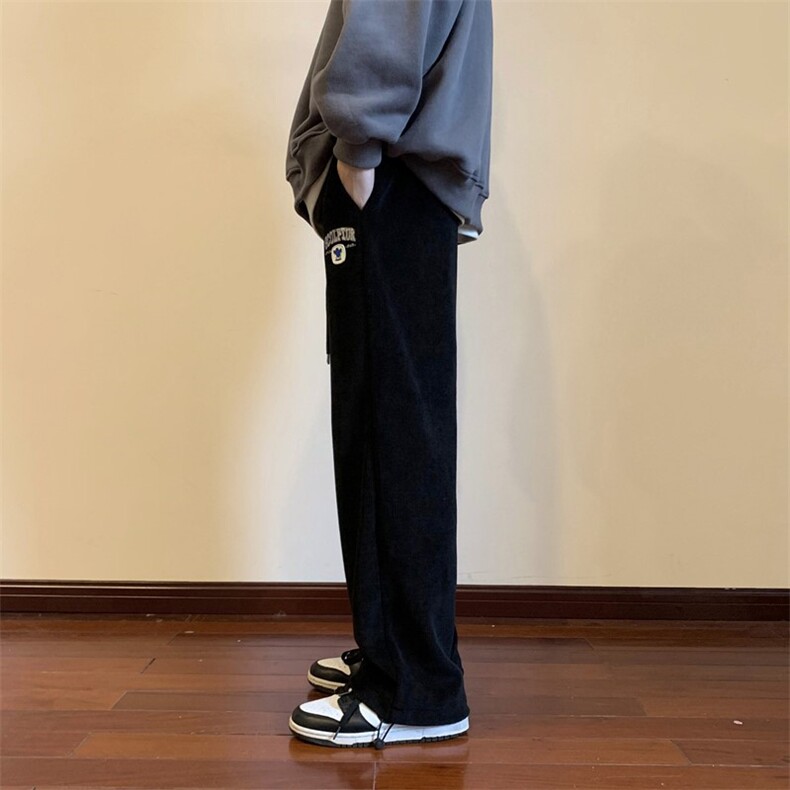 秋冬重磅欧棉绒刺绣休闲裤大码M~5XLXZ604-KG48-P55控68,男装休闲裤,星座604
