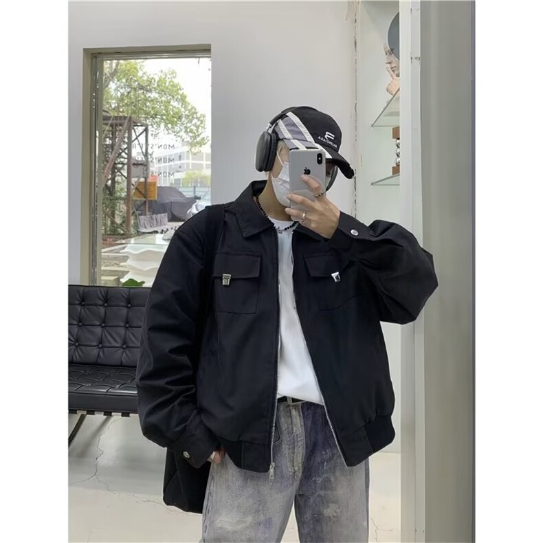轻熟风短款高级感外套男轻奢小众设计高街风美式正肩工Y6593-P68,女装短外套,星座1109-3