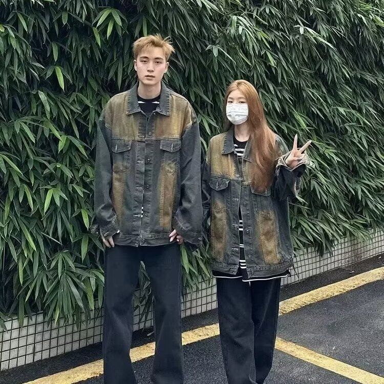 1506/QG88460/P61牛仔复古美式外套,女装短外套,星座1506