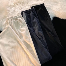 大编绳灯芯绒直筒裤K61P33，男装休闲裤，星座1116-2