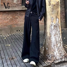 美式高街cleanfit廓形西裤休闲裤男女直筒微喇vibe百搭长裤KX01，男装西裤，星座1116A（原606A-3）
