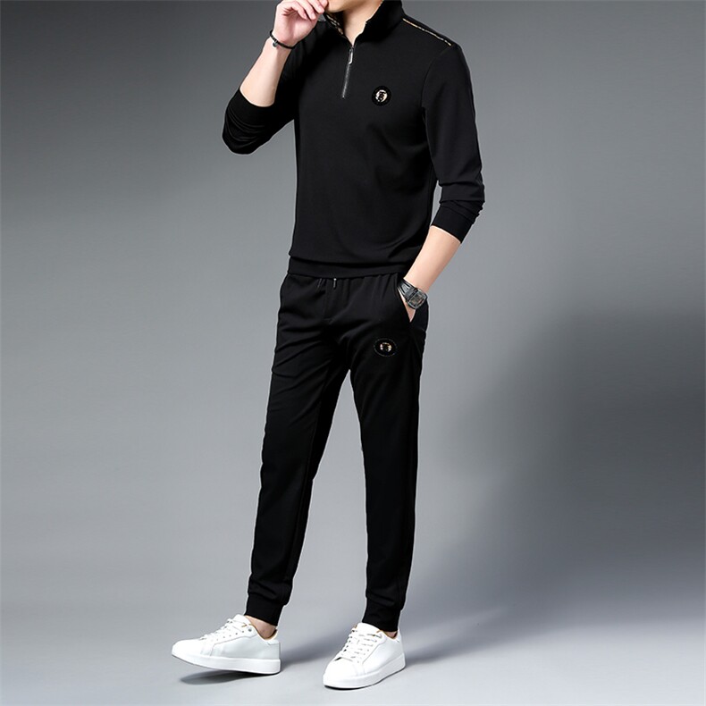 YAJ6633春季新款2023年男士休闲卫衣长袖套装外套时尚P139图片