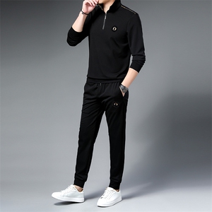 YAJ6633春季新款2023年男士休闲卫衣长袖套装外套时尚P139图片