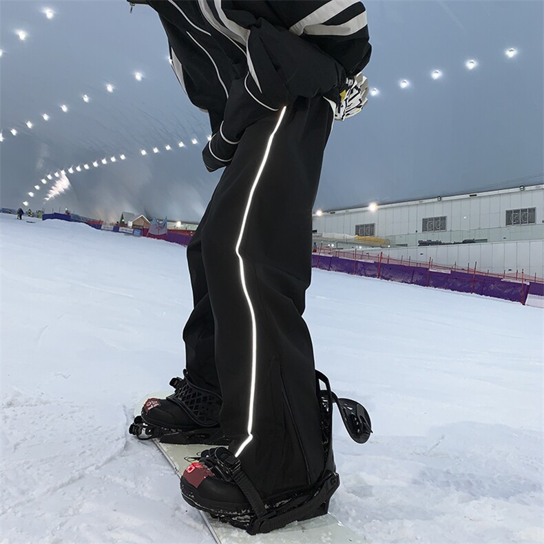 户外加绒加厚滑雪冲锋裤男款冬季防风防水裤子东北零下40度防寒裤,男装休闲裤,星座604