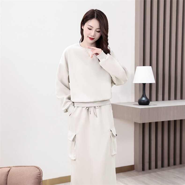 时尚休闲女装运动套装秋季新款修身显瘦工装套裙,女装运动套装,凯瑟曼