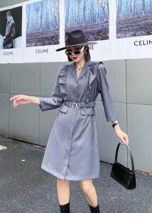 高级时尚设计质感连衣裙，女装连衣裙，她家