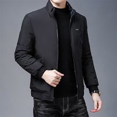 双面穿时尚男士鸭绒羽绒服立领冬季休闲保暖外套KCN88605-35-P275，男装羽绒服，电商B212（原钱塘6029）