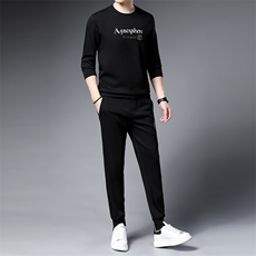 SA9823-2钱塘2020-2中青年男士冬季新款时尚休闲帅气卫衣P152，男装休闲套装，钱塘207-2