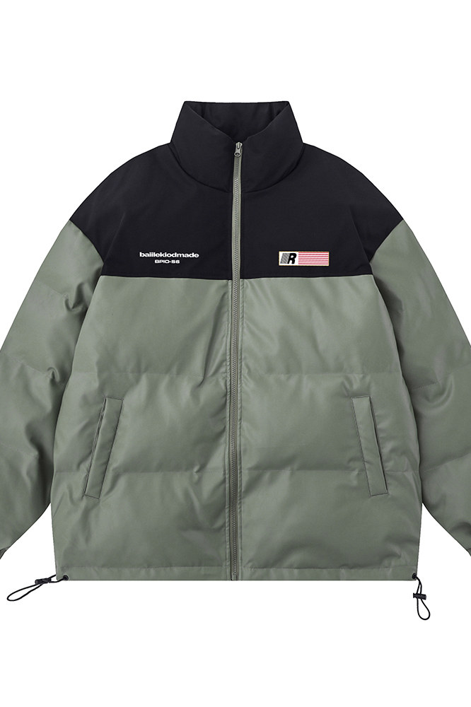 白底23新款冬季时尚百搭立领加厚PU皮棉服外套MY6405P125控168,男装棉衣,电商A268-1