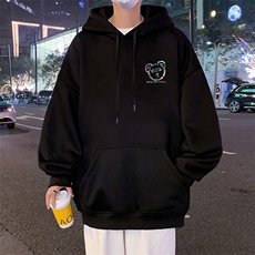 CM035纯棉连帽卫港风潮牌帽衫oversize美式高街宽松休闲外套，女装短外套，星座304A