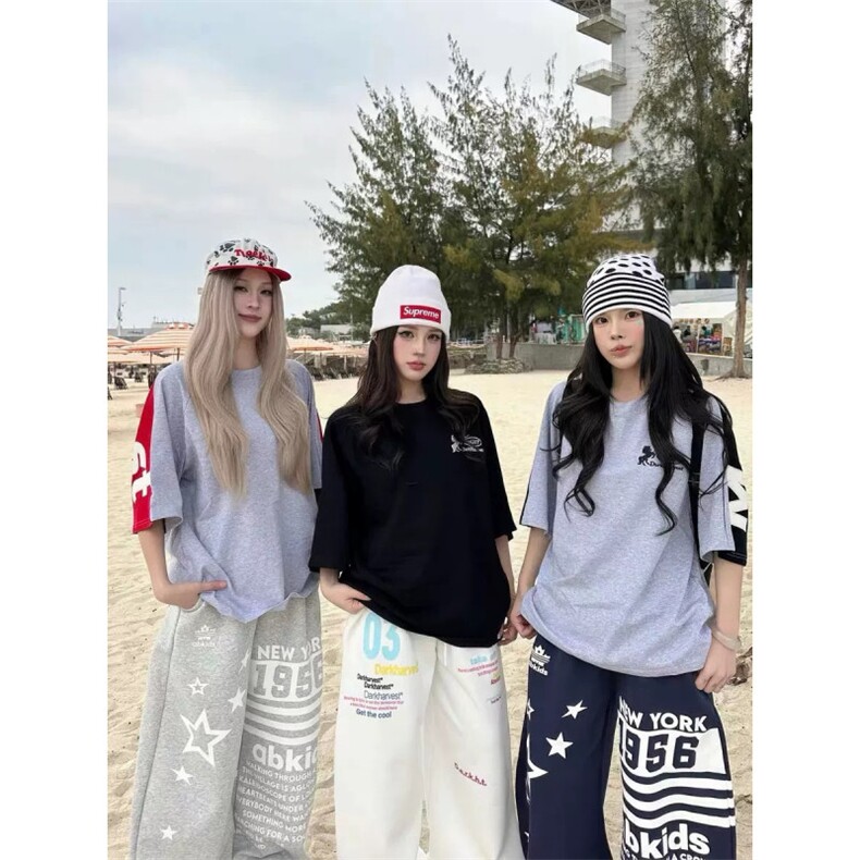 H1044-p35实价#好质量做工#刺绣+印花【19支220克】中性风T恤,男装T恤,星座617A-2