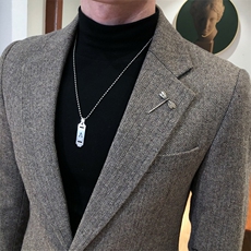 秋冬夹克西装单西修身休闲男士西服A236-XZ-190-P155，男装夹克，电商A236
