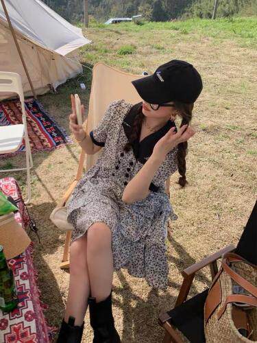 【现货】夏季新品碎花连衣裙，女装连衣裙，F/TU