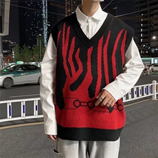 V领针织马甲男潮流百搭休闲B19P32，男装背心/马甲，星座1116-2