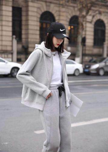 春款爱心带帽开衫，女装，魅力布梵