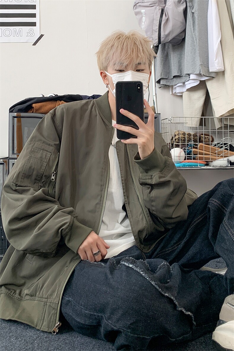 8XL-M特大码秋冬机能夹克外套冲锋衣百搭潮休闲宽松户外JK1301P70,男装夹克,电商D206-1