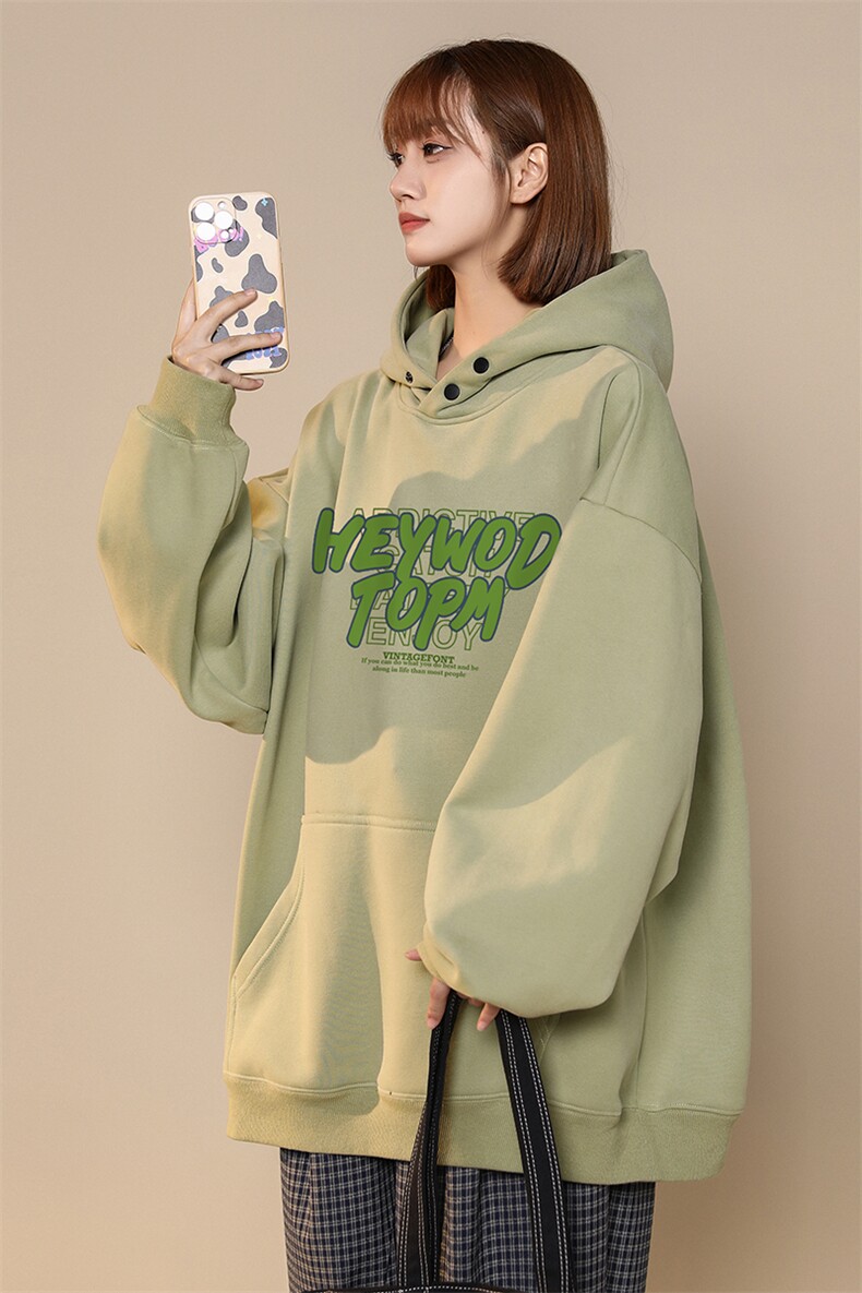 中性风新款华棉复合高克重抖音品质连帽卫衣H659P65控78,男装卫衣,电商A268