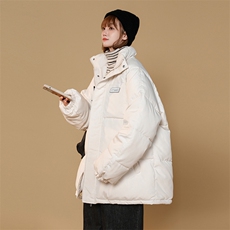 2025冬季新款中性简约百搭棉服加厚棉袄女XZ102A-4-5201-P85，男装棉衣，星座211-2