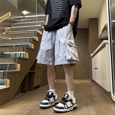夏季工装裤男休闲裤宽松D329-QM719-特P35-控48，男装工装外套，电商D329