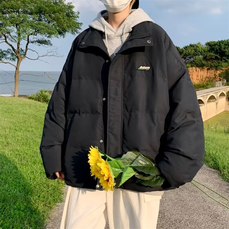 秋冬新款潮流男士棉衣防寒上衣外套休闲轻奢棉衣,男装棉衣,星座1013