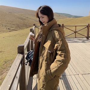 【现货 】韩版中长款休闲羽绒服816-P245-K338图片