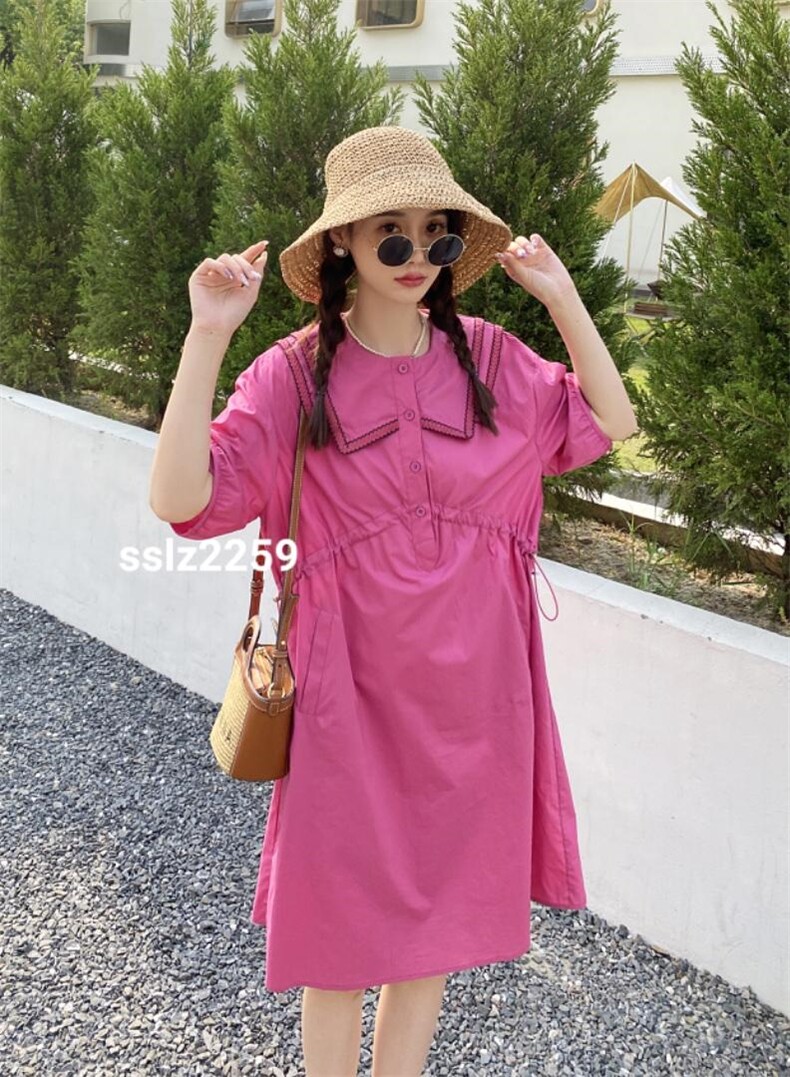 中长款连衣裙欧美时尚韩版小清新.，女装连衣裙，时尚靓姿