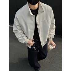 美式夹克男春秋款痞帅短款外套立领上衣冲锋衣JW5048-P64，男装夹克，星座208-5