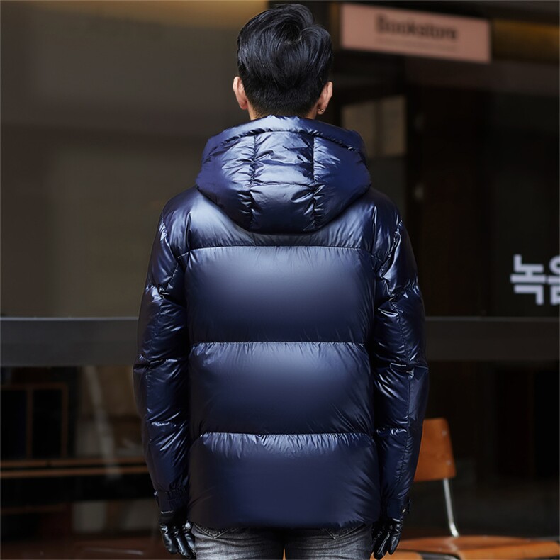 ZMS-M28756新款冬季男士白鸭绒羽绒服连帽保暖外套修身大衣,男装羽绒服,电商B360