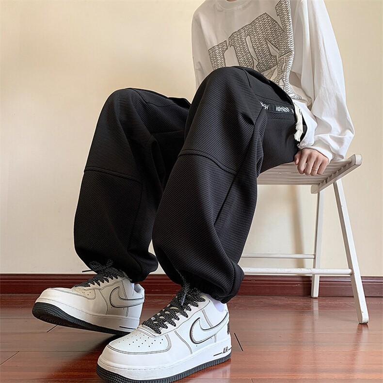 春秋日系港风大码男装工装裤加肥加大码胖子裤工装休闲口袋束脚裤，男装休闲裤，星座909-2（原星座717-2）