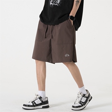 ！2023夏季新款男士透气冲孔短裤速干超薄五分裤DK251P45控69，男装休闲裤，电商B220