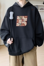 华棉春秋内景日系青年宽松连帽卫衣男大码外套WY00793/P45加绒P50，女装短外套，电商B316