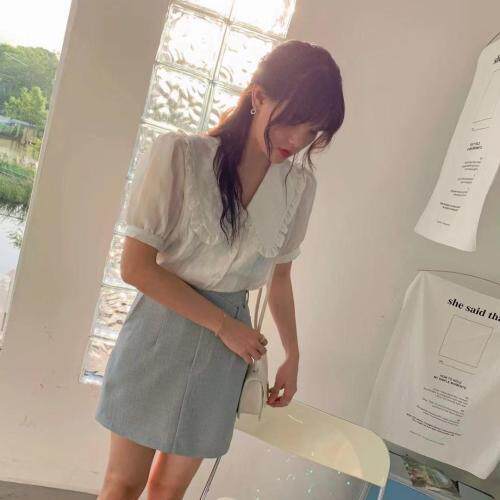 —郭郭家GG— 【夏款现货】法式条纹衬衣，女装，郭郭家