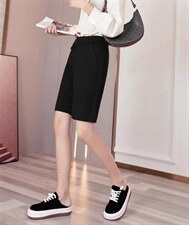 2022新款潮时尚休闲百搭显瘦气质宽松五分裤，其它，L·H·X