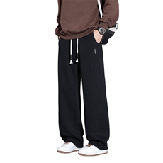 男士卫裤秋款重磅潮牌宽松直筒裤男生百搭运动休闲长裤Z6901-P38，男装休闲裤，星座610（原A335）