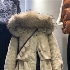 灯芯绒派克服毛领，其它，BAIBIANYIYI