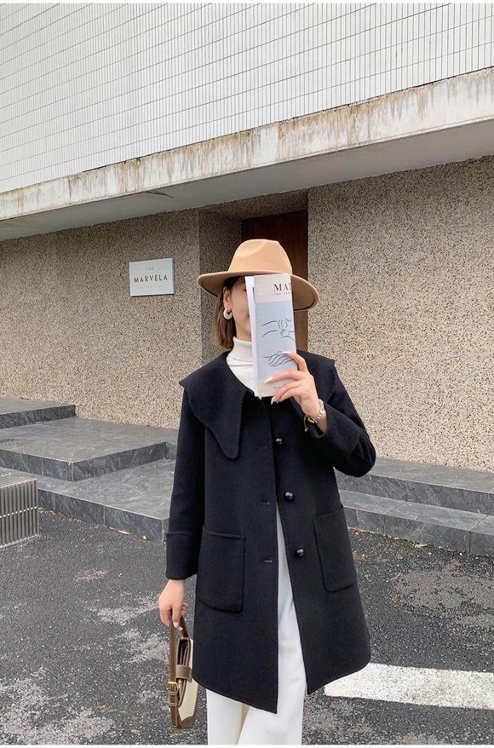 双面羊绒大衣，其它，梦由