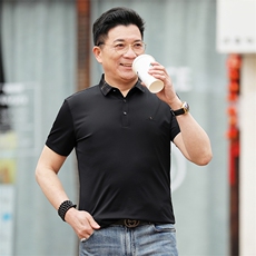 保罗POLO衫男士夏季新款短袖t恤翻领男式半袖商务高端休闲上衣服，男装T恤，电商B212（原钱塘6029）
