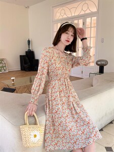 韩版甜美淑女时尚清新小碎花图片