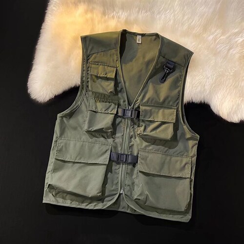 港风背心马甲男工装多口袋坎肩外套潮流外穿潮牌ins男女MJ14-p36，男装背心/马甲，星座1008-2